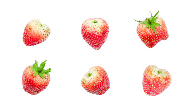 istock Strawberry isolated on white background,with clipping path 942966610