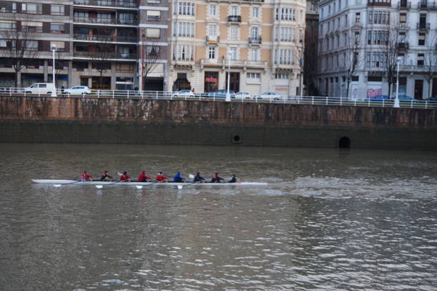 istock rowing sport in the hilbso canal 942969840