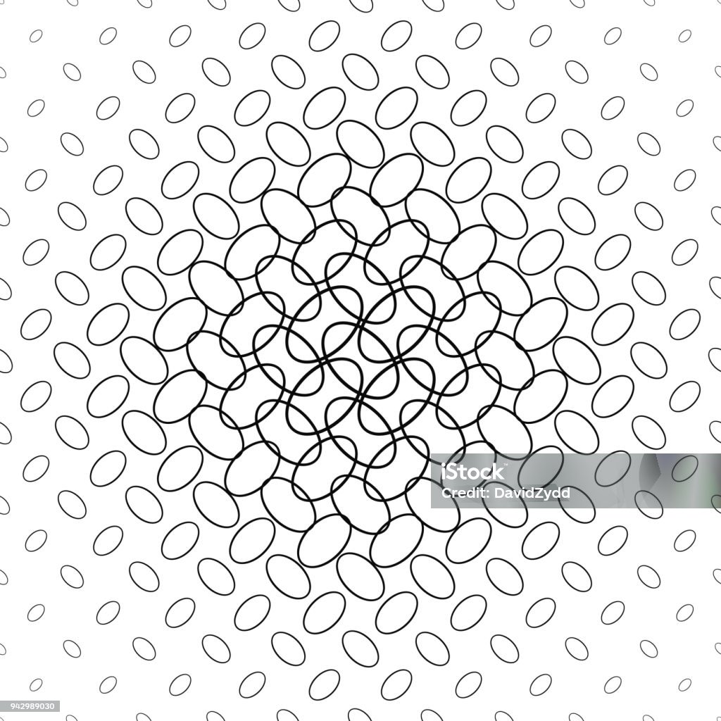 Diagonal Ellipses Black And White Diagonal Ellipse Pattern Stock Illustration - Download ...