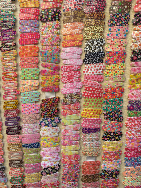 istock Colorful hair clips 942992952