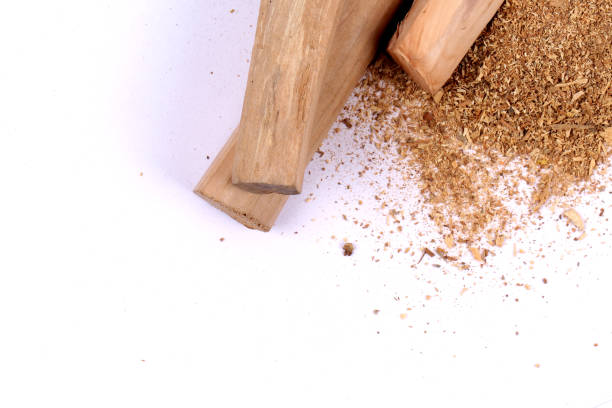 istock Chandan or sandalwood, sandalwood sticks, perfume, selective focus 942993334