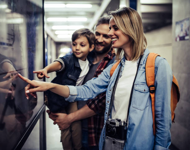 istock Touristic family in subway 942996934