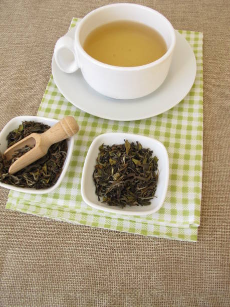 istock Cup of white tea Darjeeling from North India 943000622