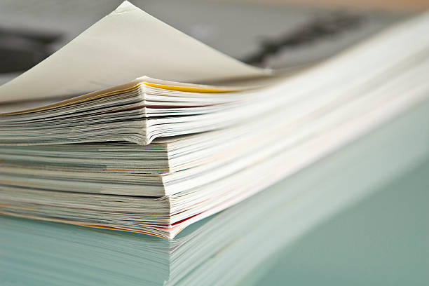 istock Bunch of used magazines 94300583