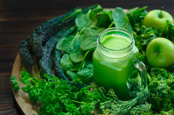 istock Fresh Organic Green Juice 943011822
