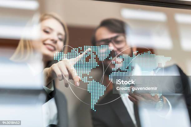 World Connection Concept Stock Photo - Download Image Now - Global Business, Global, Global Communications