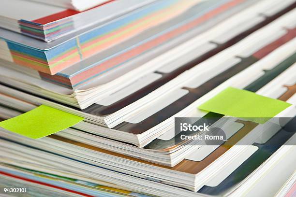 Bunch Of Magazines Stock Photo - Download Image Now - Revue, Reading, Editorial