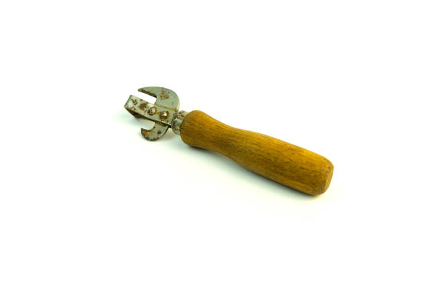 istock Old can opener. Photo on white background. 943023024