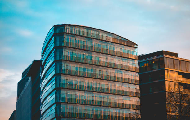 istock financial district with glass facade in warm afternoon light 943035150