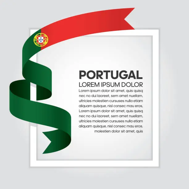 Vector illustration of Portugal flag background