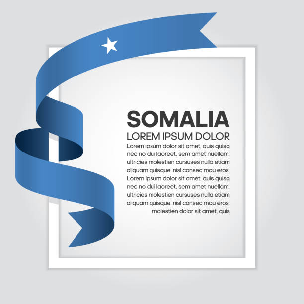 somalia flagge hintergrund - mogadischu stock-grafiken, -clipart, -cartoons und -symbole