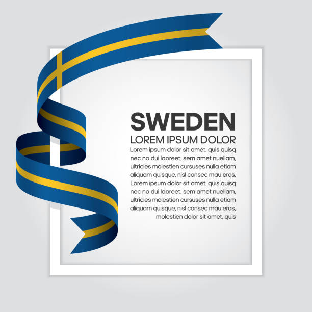 Sweden flag background Sweden, country, flag, culture, background swedish flag stock illustrations