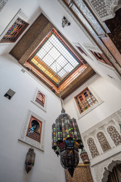 Riad in Morocco Riad in Fez, Morocco marrakesh riad stock pictures, royalty-free photos & images