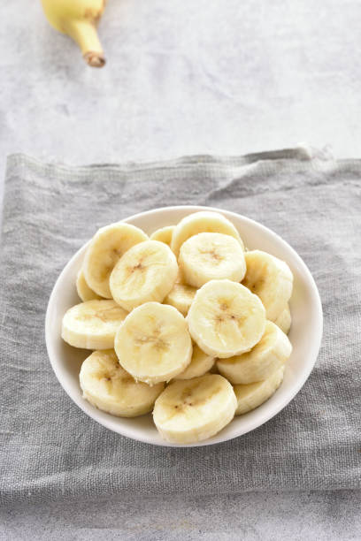 istock Banana slices in bowl 943054694