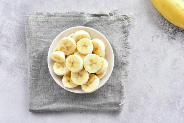 istock Banana slices in bowl 943054704