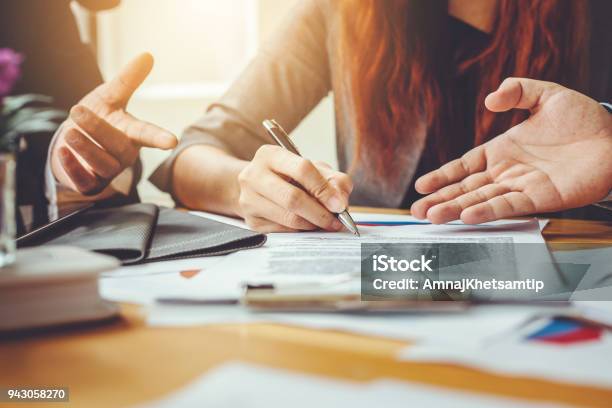 Business Contract Agreement Was Signed Coinvestment Business Stock Photo - Download Image Now