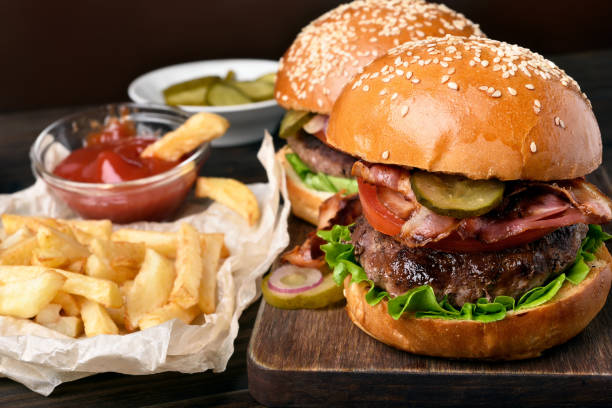 istock Burger and french fries 943062754