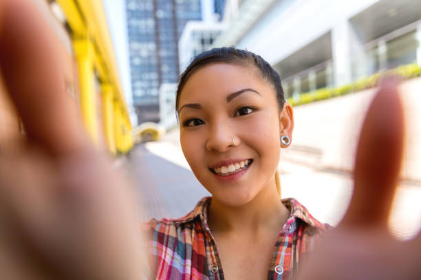 istock Selfie time for social media 943076852