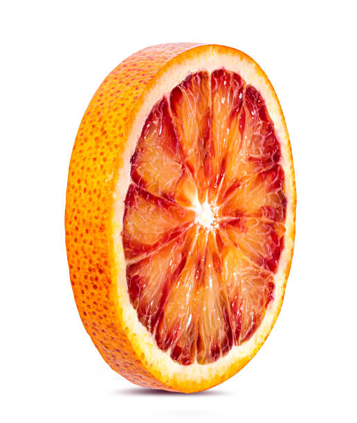 istock Ripe red orange isolated on white 943077572