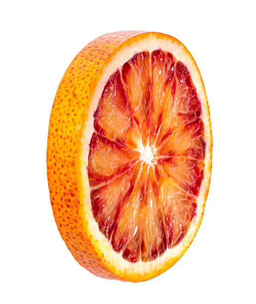 istock Ripe red orange isolated on white 943077634
