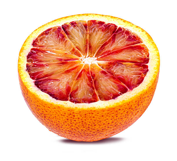 istock Ripe red orange isolated on white 943077716