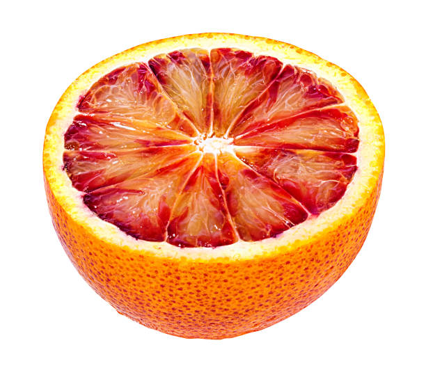 istock Ripe red orange isolated on white 943077782