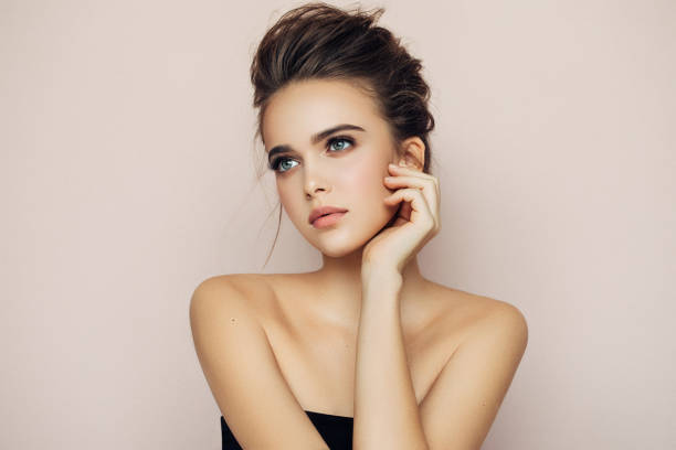 istock Beautiful woman with make-up 943077824
