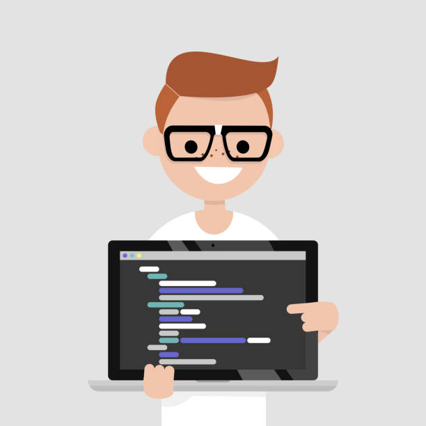 43,600+ Man Computer Screen Stock Illustrations, Royalty-Free Vector ...