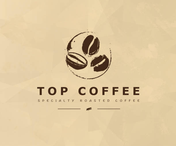 ilustrações de stock, clip art, desenhos animados e ícones de vector hand drawn coffee   design elements isolated on textured background. - coffee cup coffee cup coffee bean