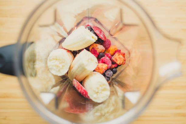 istock Smoothie with berries, orange juice and banana 943095148