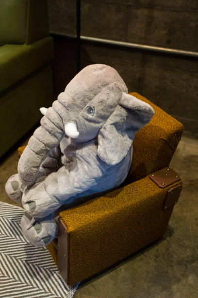 Stuffed Animal Elephant in Chair