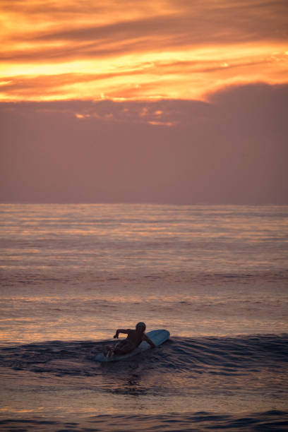 istock Surfer Girl in Water at Sunset 943118660