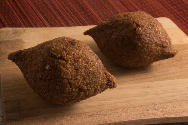 istock Kibbeh or Kibe, Quibe with Hummus. 943152272