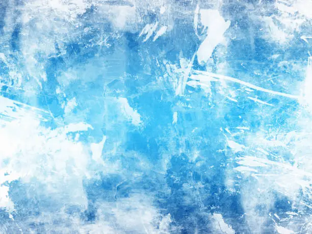 Abstract Blue Watercolor Background For Graphic Design