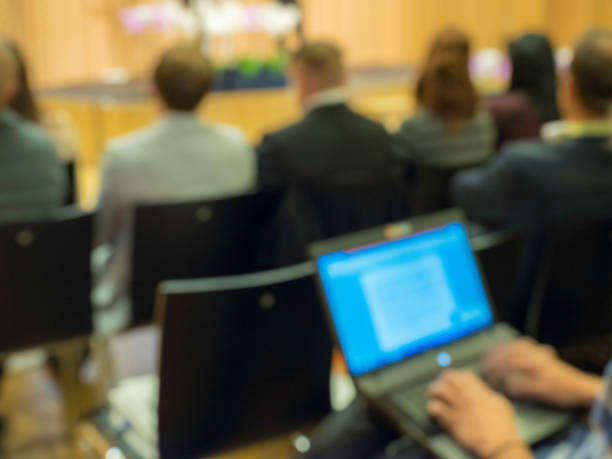 istock Audience at business conference 943162938