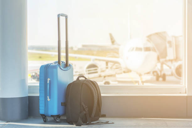 istock Hand luggage at the airport 943163008
