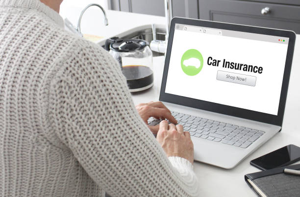Car Insurance Searching for Car insurance online car insurance photos stock pictures, royalty-free photos & images