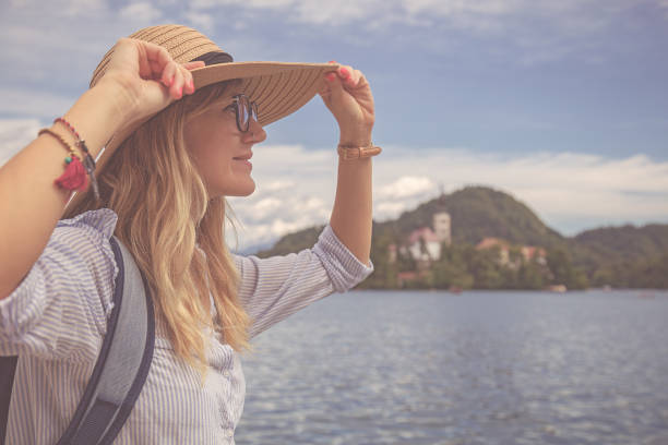 istock Enjoying the view in nature and lake. 943170420