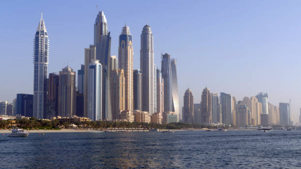 istock Dubai Marina Skyline from The Palm 943184640