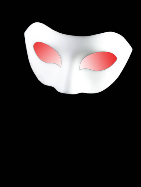 istock Mask for eyes and nose on black background 943195102