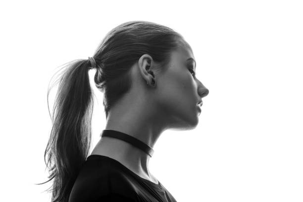 istock Profile Of Beautiful Young Woman 943204306