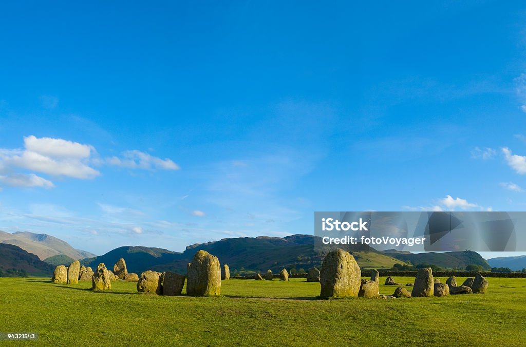古代の石のサークル - イギリスのロイヤリティフリーストックフォト