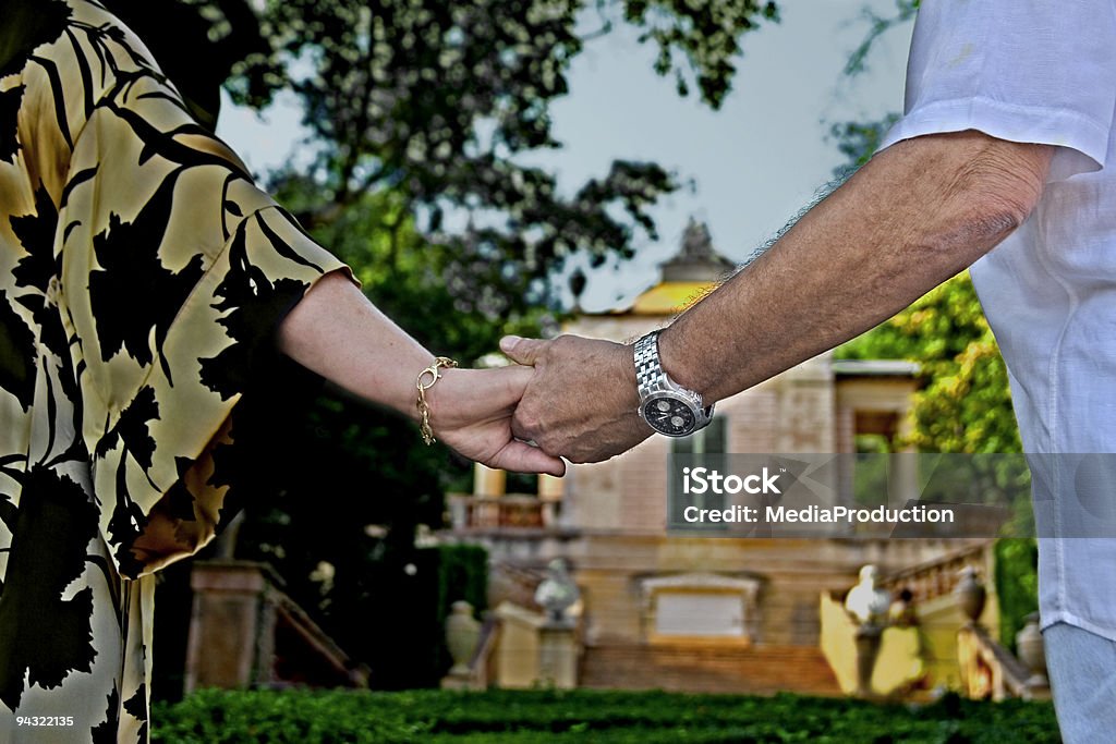 De Mãos Dadas - Royalty-free Adulto maduro Foto de stock