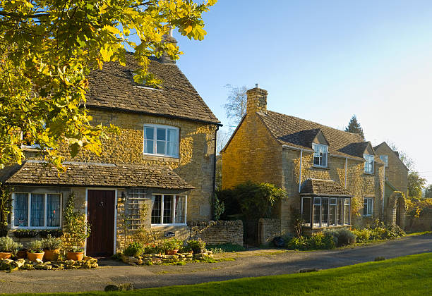 istock Quiet village street 94322250