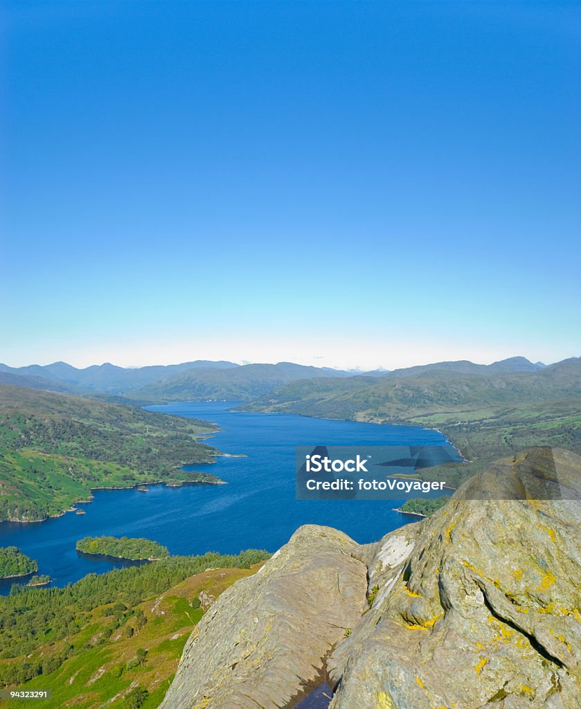 Loch Katrine, Escócia - Foto de stock de Montanhas Trossach royalty-free