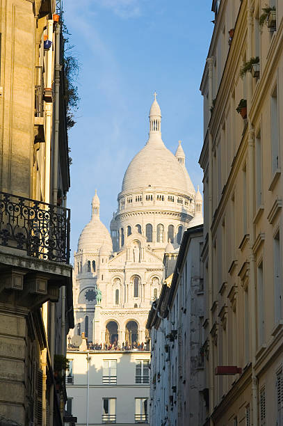 Avenues of Montmartre, Paris  place pigalle stock pictures, royalty-free photos & images