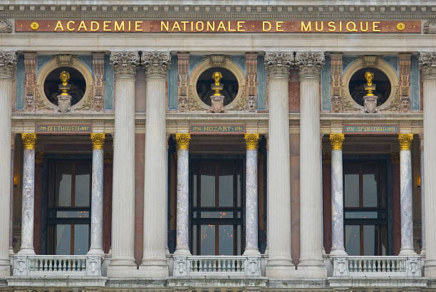fachada da opera garnier de paris - opera garnier - fotografias e filmes do acervo