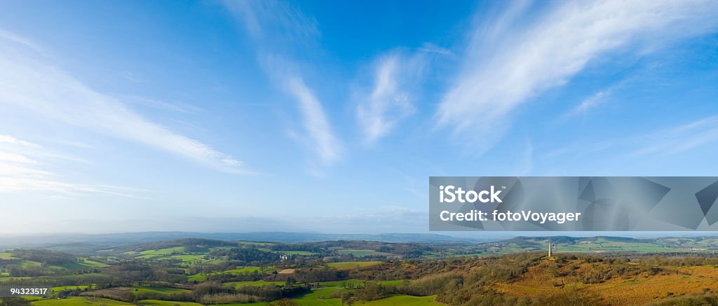 Big sky über ländliche Landschaft - Lizenzfrei Himmel Stock-Foto