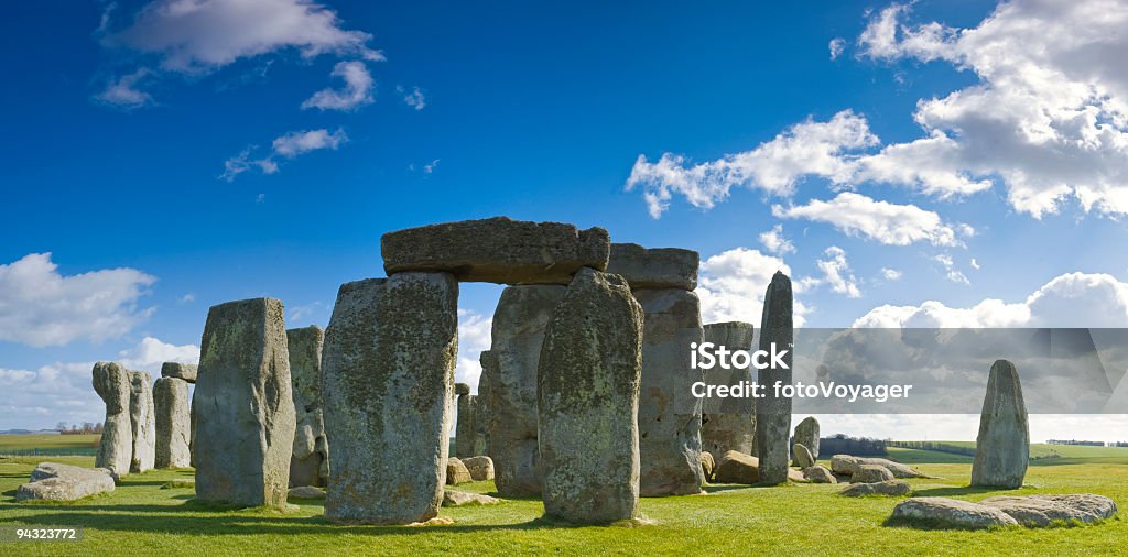 Antiga círculo Cerimonial - Royalty-free Stonehenge Foto de stock