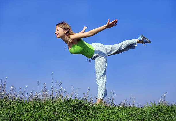 istock Girl exercising outdoors 94324019